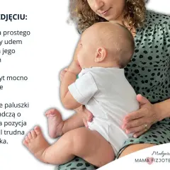 Dziecko w pozycji siedzącej z podparciem, zgarbione plecy i zaciśnięte paluszki stóp. Od kiedy można sadzać dziecko z podparciem?